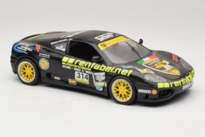 Ferrari 360 Modena Rentabel #314 Gagliardi Svart Bburago 1:18 3378-B1 Metall — bild 6 av 8