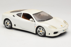 Ferrari 360 Modena Vit Bburago 1:18 3368-W1 Metall — bild 6 av 8