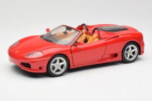 Ferrari 360 Spider Röd Hot Wheels 1:18 FER129 Metall