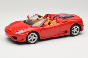 Ferrari 360 Spider Röd Hot Wheels 1:18 27774-M1 Metall