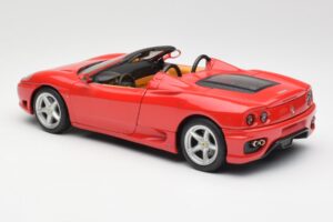 Ferrari 360 Spider Röd Hot Wheels 1:18 FER129 Metall — bild 7 av 8