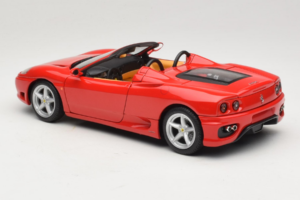Ferrari 360 Spider Röd Hot Wheels 1:18 27774-M1 Metall — bild 7 av 8