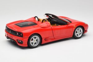 Ferrari 360 Spider Röd Hot Wheels 1:18 57310 Metall — bild 3 av 8
