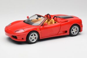 Ferrari 360 Spider Röd Hot Wheels 1:18 57310 Metall