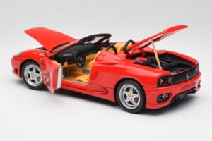 Ferrari 360 Spider Röd Hot Wheels 1:18 57310 Metall — bild 5 av 8