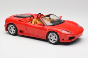 Ferrari 360 Spider Röd Hot Wheels 1:18 57310 Metall — bild 6 av 8