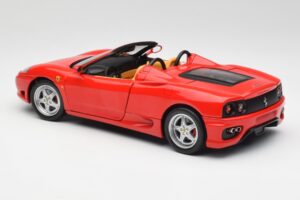Ferrari 360 Spider Röd Hot Wheels 1:18 57310 Metall — bild 7 av 8
