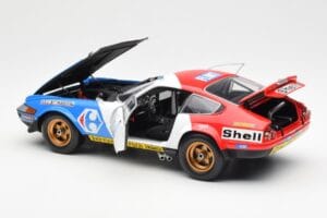 Ferrari 365 GTB/4 #39 J-C. Andruet / Lena 24 Hours of Le Mans 1972 Kyosho 1:18 08164E Metall — bild 5 av 8