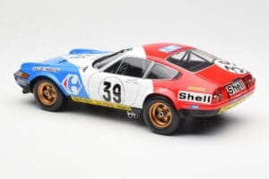 Ferrari 365 GTB/4 #39 J-C. Andruet / Lena 24 Hours of Le Mans 1972 Kyosho 1:18 08164E Metall — bild 7 av 8