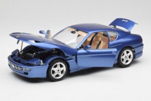 Ferrari 456 GT Blu Pozzi Bburago 1:18 3036-M3 Metall — bild 2 av 8