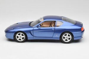 Ferrari 456 GT Blu Pozzi Bburago 1:18 3036-M3 Metall — bild 4 av 8