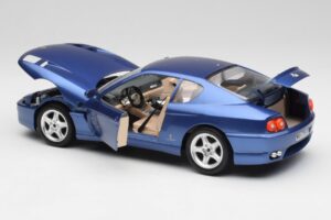 Ferrari 456 GT Blu Pozzi Bburago 1:18 3036-M3 Metall — bild 5 av 8