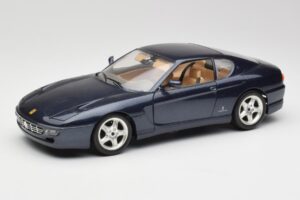 Ferrari 456 GT Blå Bburago 1:18 3036 Metall