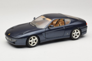 Ferrari 456 GT Blå Bburago 1:18 3036-B1 Metall