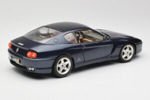 Ferrari 456 GT Blå Bburago 1:18 3036 Metall — bild 5 av 8