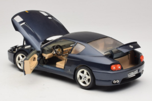 Ferrari 456 GT Blå Bburago 1:18 3036-B1 Metall — bild 5 av 8