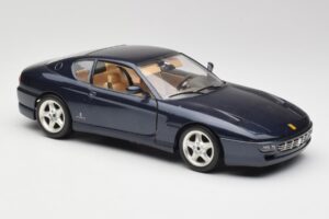 Ferrari 456 GT Blå Bburago 1:18 3036 Metall — bild 6 av 8