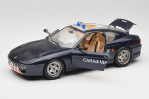 Ferrari 456 GT Carabinieri Svart Bburago 1:18 3036-B3 Metall — bild 2 av 8