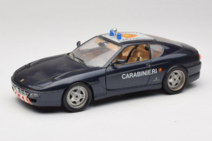 Ferrari 456 GT Carabinieri Svart Bburago 1:18 3036-B3 Metall