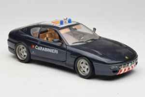 Ferrari 456 GT Carabinieri Svart Bburago 1:18 3036-B3 Metall — bild 6 av 8