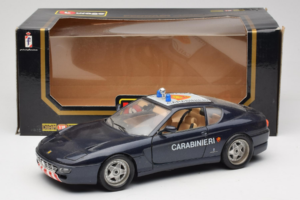 Ferrari 456 GT Carabinieri Svart Bburago 1:18 3036-B3 Metall — bild 8 av 8