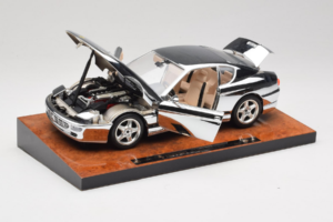 Ferrari 456 GT Chrome Silver Bburago 1:18 3746-R1 Metall — bild 2 av 8