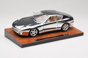 Ferrari 456 GT Chrome Silver Bburago 1:18 3746-R1 Metall — bild 3 av 8