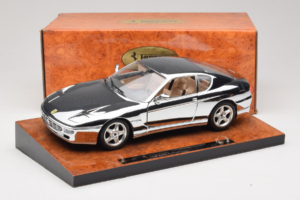 Ferrari 456 GT Chrome Silver Bburago 1:18 3746-R1 Metall — bild 8 av 8