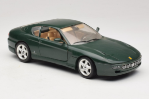 Ferrari 456 GT Mörkgrön Bburago 1:18 3046-GR1 Metall — bild 6 av 8