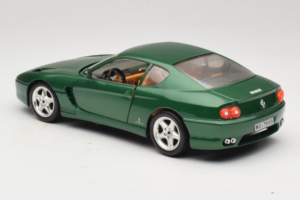 Ferrari 456 GT Grön Metallic Bburago 1:18 3036-GR1 Metall — bild 7 av 8