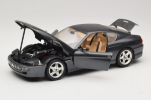 Ferrari 456 GT Grå Metallic Bburago 1:18 3036-G1 Metall — bild 2 av 8