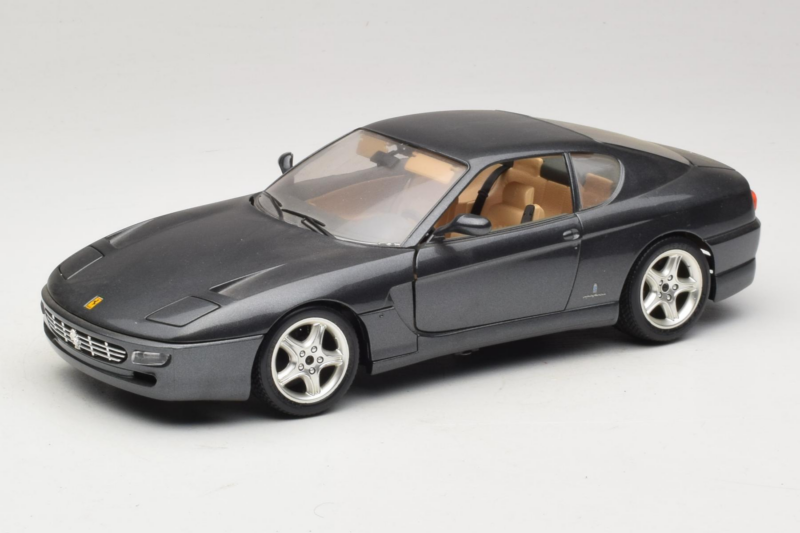 Ferrari 456 GT Grå Metallic Bburago 1:18 3036-G1 Metall