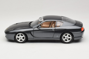 Ferrari 456 GT Grå Metallic Speciallack Bburago 1:18 3036D Metall — bild 4 av 8