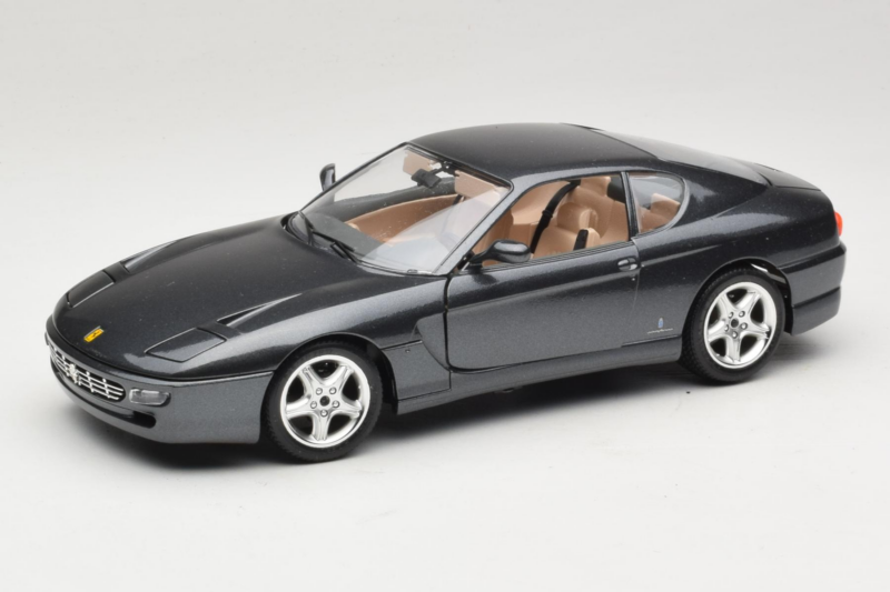 Ferrari 456 GT Grå Metallic Speciallack Bburago 1:18 3036D Metall