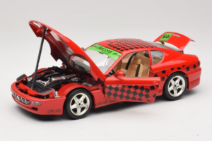 Ferrari 456 GT Interconti Car HiFi Röd Bburago 1:18 3036-D Metall — bild 2 av 8