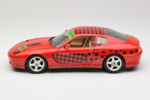 Ferrari 456 GT Interconti Car HiFi Röd Bburago 1:18 3036-D Metall — bild 4 av 8