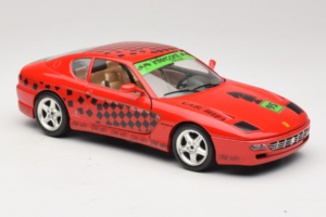 Ferrari 456 GT Interconti Car HiFi Röd Bburago 1:18 3036-D Metall — bild 6 av 8