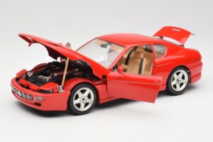 Ferrari 456 GT Röd Bburago 1:18 3036-M1 Metall — bild 2 av 8