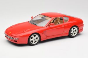 Ferrari 456 GT Röd Bburago 1:18 3036-M1 Metall