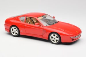 Ferrari 456 GT Röd Bburago 1:18 3036-M1 Metall — bild 6 av 8