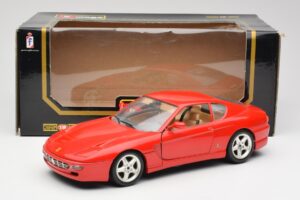 Ferrari 456 GT Röd Bburago 1:18 3036-M1 Metall — bild 8 av 8