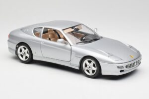 Ferrari 456 GT Silver Bburago 1:18 3036-M2 Metall — bild 6 av 8