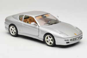 Ferrari 456 GT Silver Bburago 1:18 3336-S1 Metall — bild 6 av 8