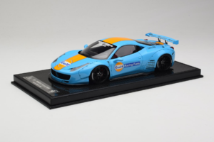 Ferrari 458 LB Works Gulf Blue Orange BBA 1:18 REMC033 Resin — bild 2 av 7