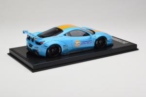 Ferrari 458 LB Works Gulf Blue Orange BBA 1:18 REMC033 Resin — bild 3 av 7