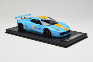 Ferrari 458 LB Works Gulf Blue Orange BBA 1:18 REMC033 Resin — bild 4 av 7