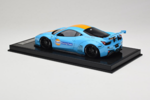 Ferrari 458 LB Works Gulf Blue Orange BBA 1:18 REMC033 Resin — bild 5 av 7