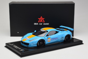 Ferrari 458 LB Works Gulf Blue Orange BBA 1:18 REMC033 Resin — bild 7 av 7