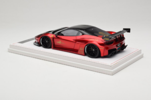 Ferrari 458 Liberty Walk LB-Silhouette WORKS GT Candy Röd IVY 1:18 REMC003 Resin — bild 5 av 6