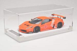 Ferrari 458 Liberty Walk LB-Silhouette WORKS GT Orange IVY 1:18 REMC002 Resin — bild 2 av 6